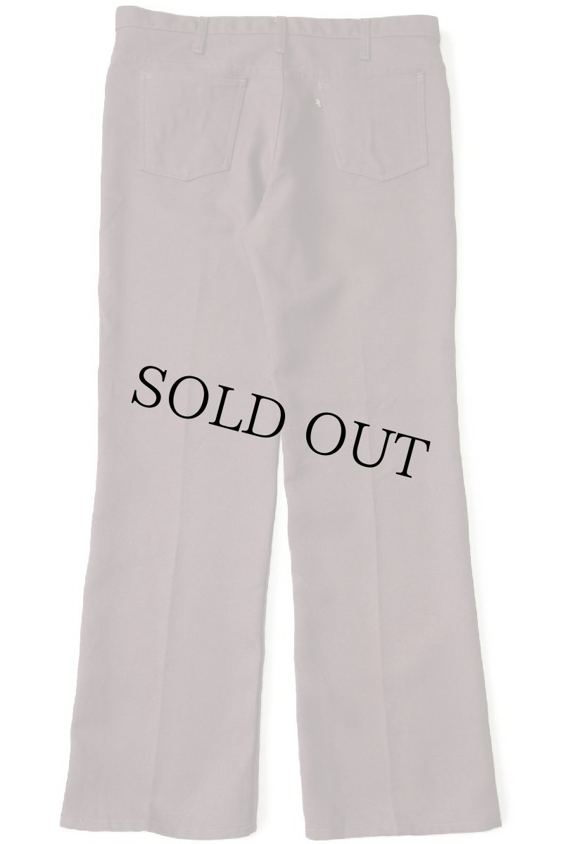 画像3: 80s USA製 Levi'sリーバイス 517 ポリエステルパンツ 焦げ茶 w38 L32★99 スタプレ (3)