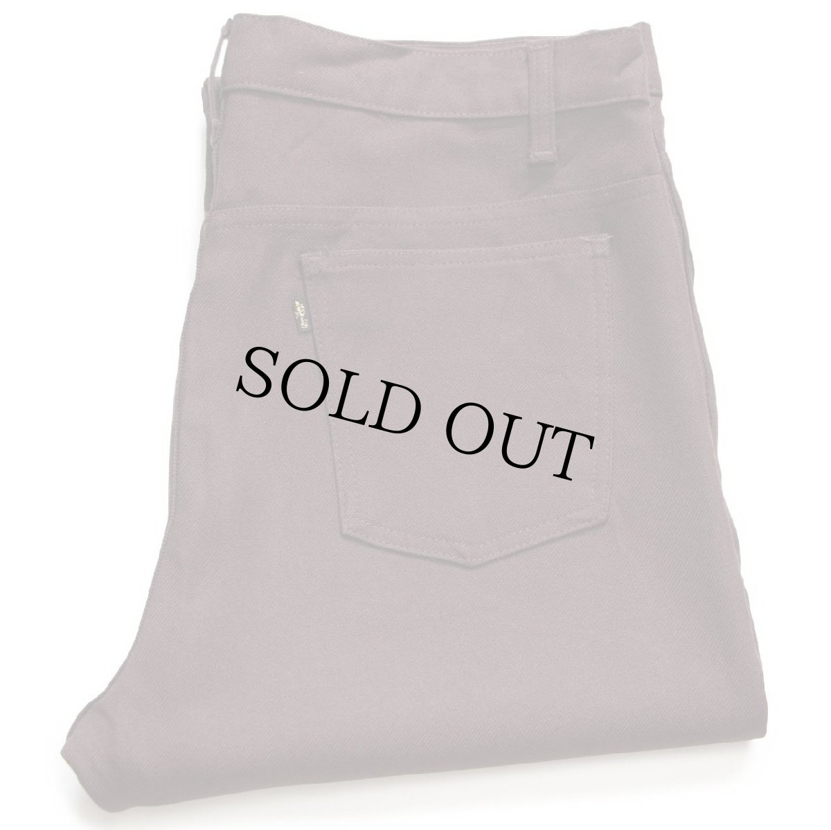 画像1: 90s USA製 Levi'sリーバイス 517 ポリエステルパンツ 焦げ茶 w38 L32★98 スタプレ (1)