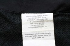 画像4: 00s 米軍 U.S.ARMY ロゴ刺繍 RECRUITING ナイロンジャケット 黒 XL-R (4)