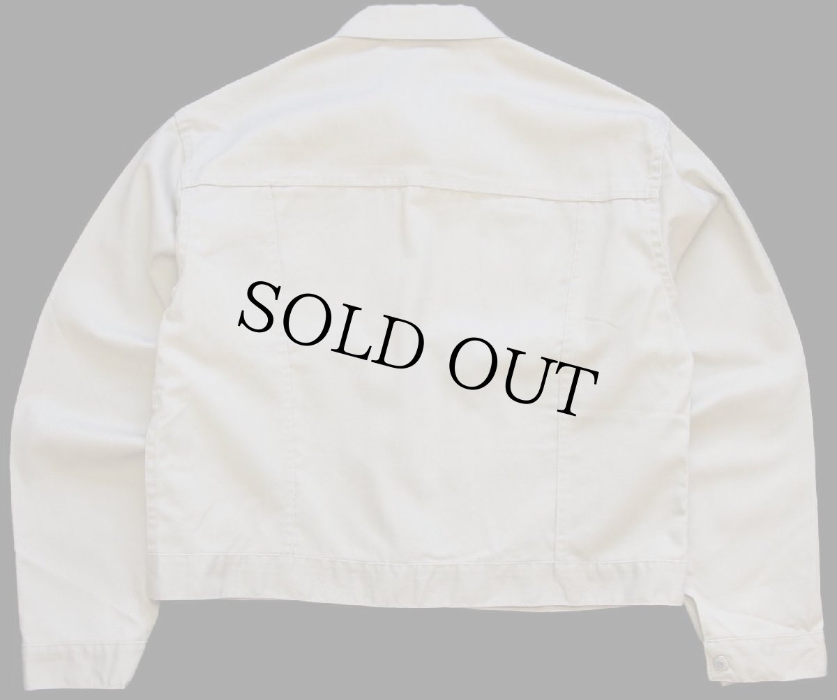 画像2: 70s JCPenney RANCHCRAFT カツラギ コットンツイルジャケット グレーベージュ (2)