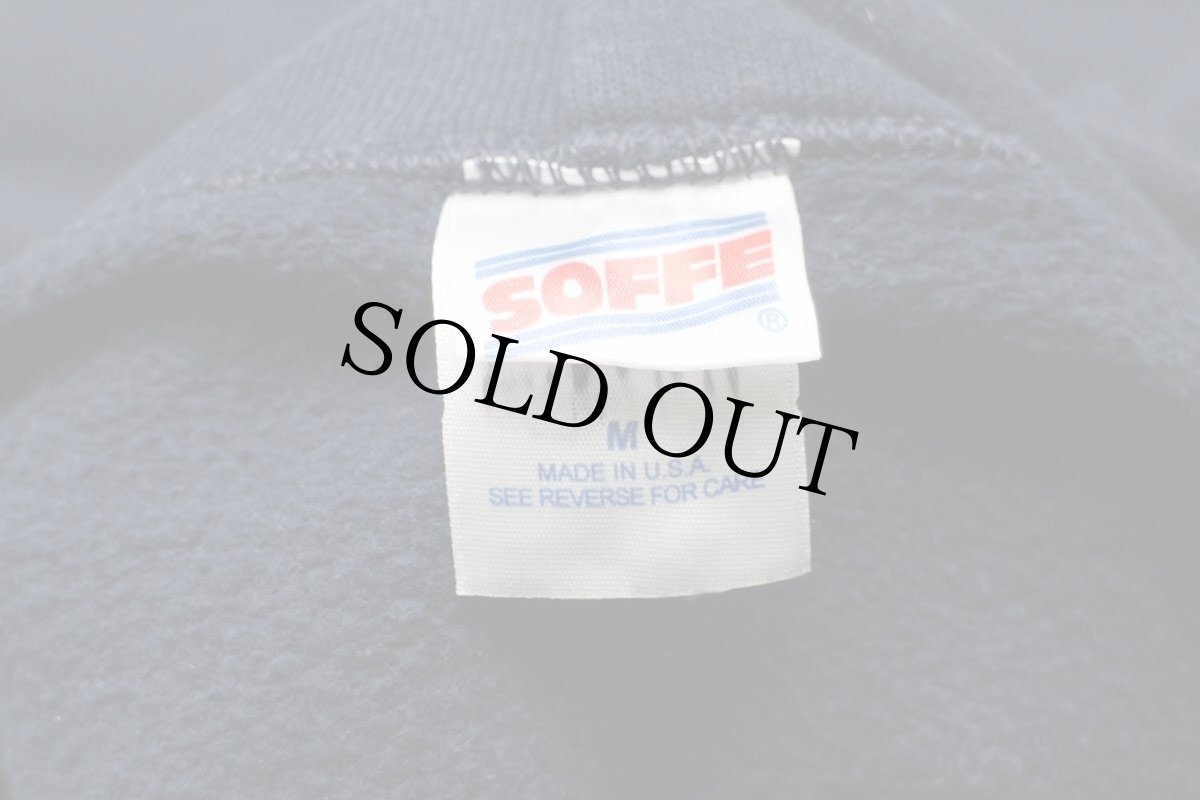 画像4: USA製 米軍 U.S.NAVY 両面リフレクタープリント スウェットパーカー 紺 M (4)