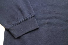 画像5: 00s carter's OSHKOSH B'GOSH ロゴ刺繍 スウェット 紺 XL★A (5)