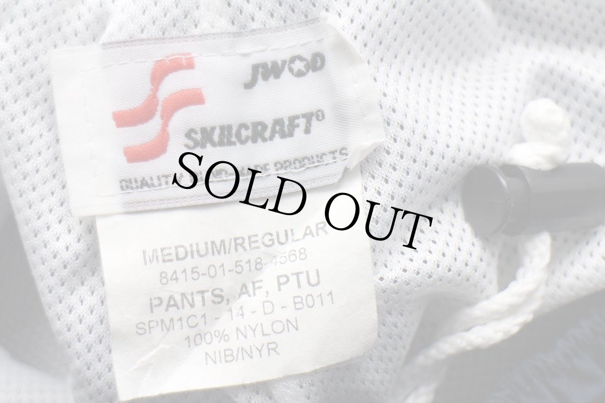 画像6: 14 米軍 U.S.AIR FORCE PTU トレーニング ナイロンパンツ 紺 M/R★IPFU (6)