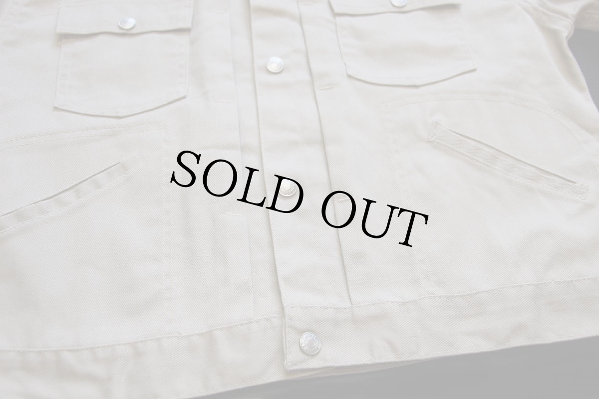 画像6: 70s JCPenney RANCHCRAFT カツラギ コットンツイルジャケット グレーベージュ (6)