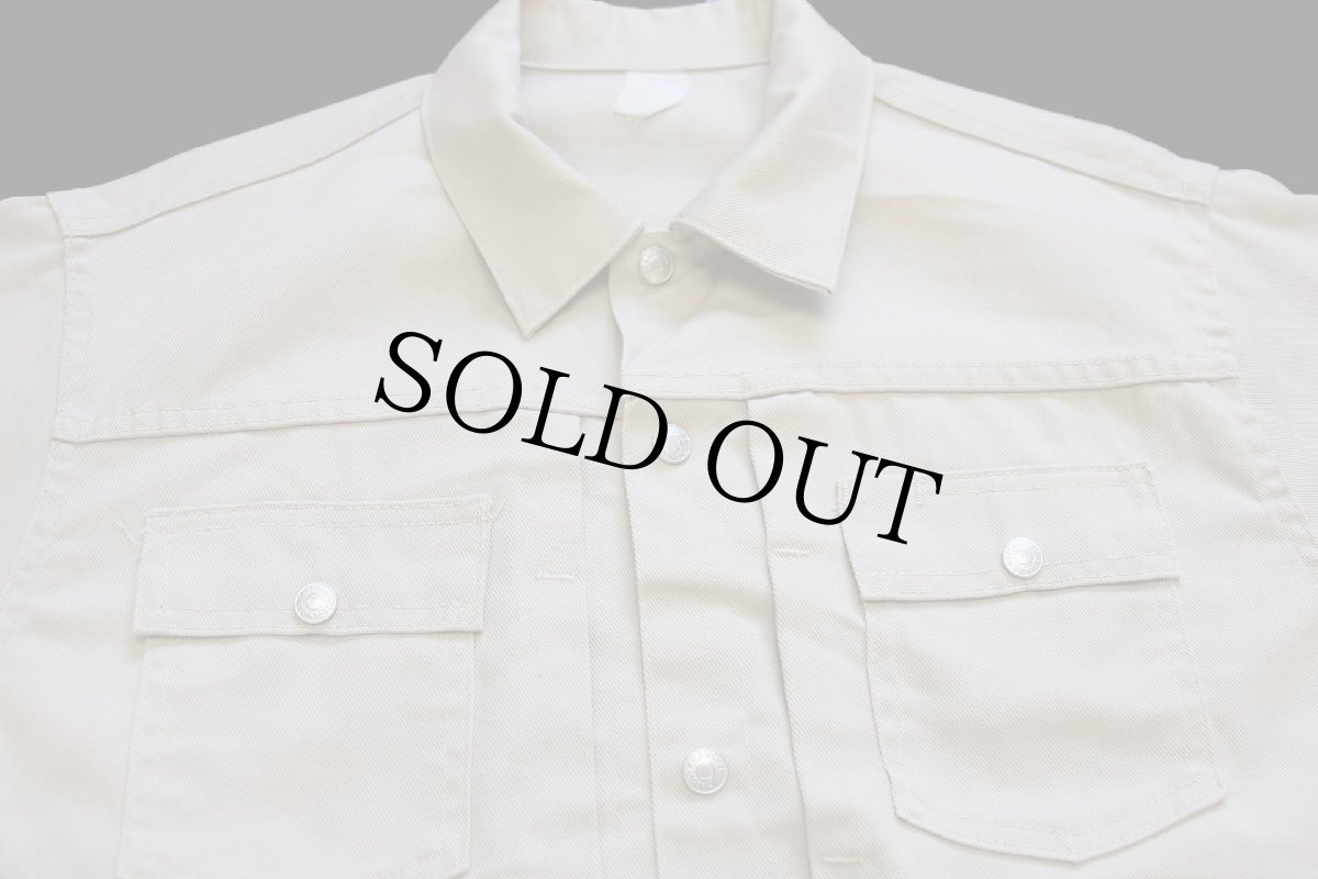 画像3: 70s JCPenney RANCHCRAFT カツラギ コットンツイルジャケット グレーベージュ (3)