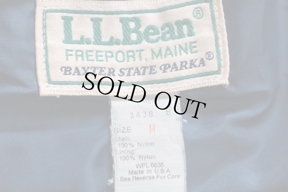 画像4: 80s USA製 L.L.Bean BAXTER STATE PARKA ナイロン マウンテンパーカー タン M (4)
