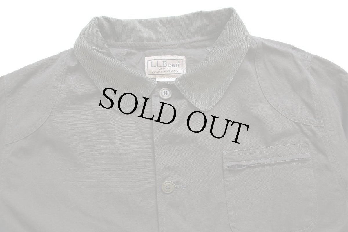 画像3: L.L.Bean コットン キャンバス フィールドコート オリーブ L R★ハンティングジャケット (3)