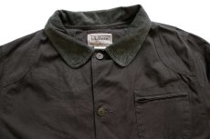 画像3: L.L.Bean コットン キャンバス フィールドコート オリーブ L R★ハンティングジャケット (3)