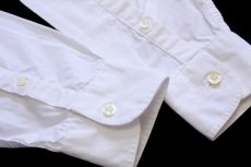 画像6: 90s イタリア製 Levi'sリーバイス ロゴ刺繍 ボタンダウン コットンシャツ 白 S★ユーロ (6)