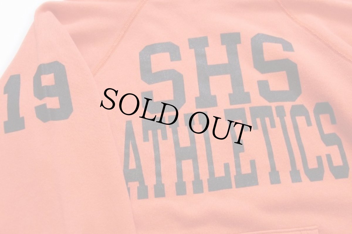 画像5: 80s USA製 Championチャンピオン SHS ATHLETICS スウェットパーカー オレンジ M (5)