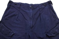 画像4: イギリス軍 BRITISH ROYAL NAVY COMBAT ワンタック カーゴパンツ 紺 100★05 ロイヤルネイビー (4)
