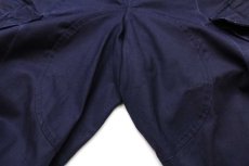 画像7: イギリス軍 BRITISH ROYAL NAVY COMBAT ワンタック カーゴパンツ 紺 92★01 ロイヤルネイビー (7)