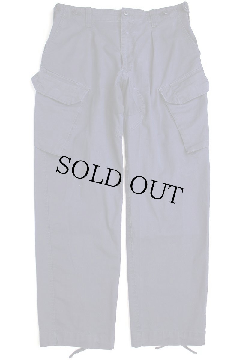 画像2: イギリス軍 BRITISH ROYAL NAVY COMBAT ワンタック カーゴパンツ 紺 96★04 ロイヤルネイビー (2)