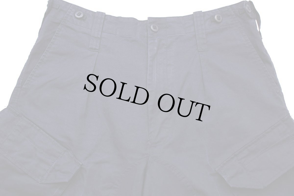 画像4: イギリス軍 BRITISH ROYAL NAVY COMBAT ワンタック カーゴパンツ 紺 92★01 ロイヤルネイビー (4)