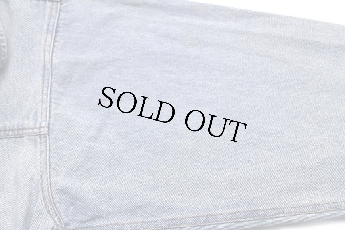 画像8: 90s LOONEY TUNES ダフィーダック シルベスター トゥイーティー パッチ付き デニムジャケット 4ポケット XL (8)