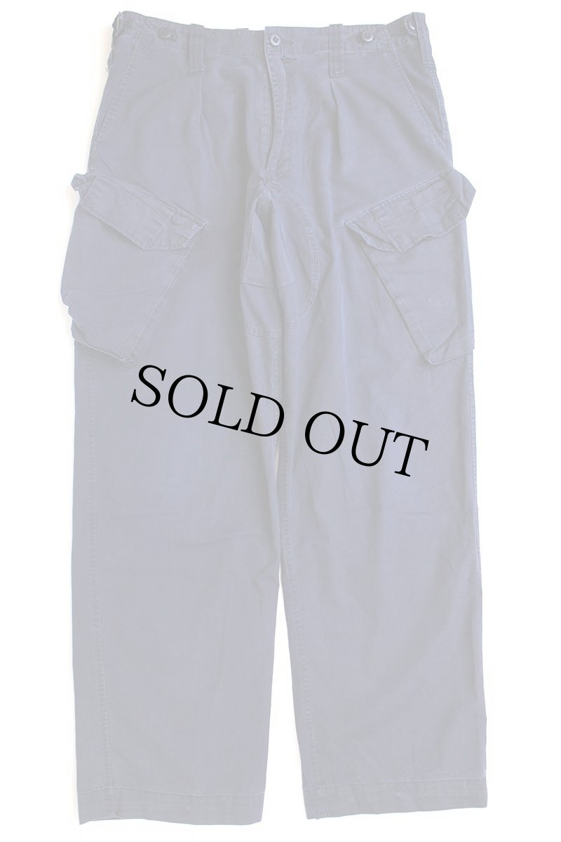 画像2: イギリス軍 BRITISH ROYAL NAVY COMBAT ワンタック カーゴパンツ 紺 92★02 ロイヤルネイビー (2)