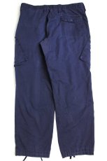 画像3: イギリス軍 BRITISH ROYAL NAVY COMBAT ワンタック カーゴパンツ 紺 100★05 ロイヤルネイビー (3)