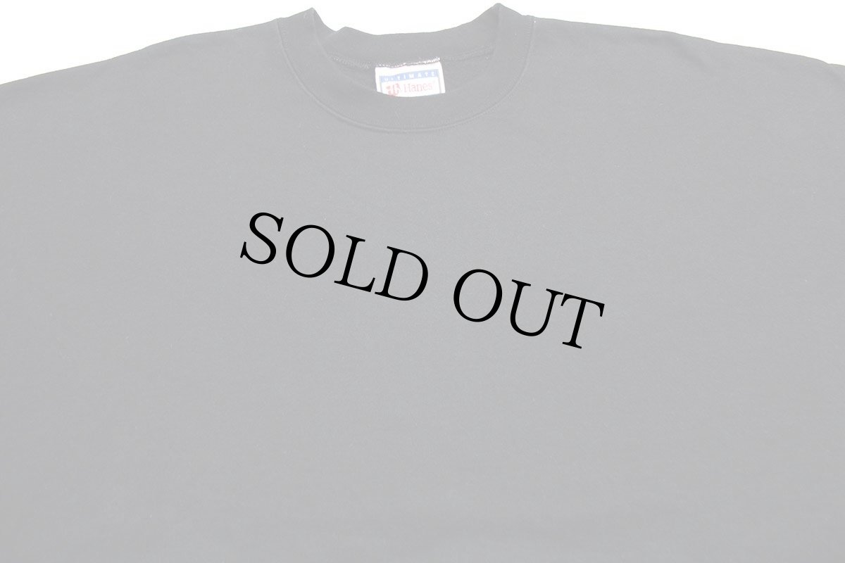 画像3: 90s Hanes 無地 スウェット 黒 特大★ブランク (3)