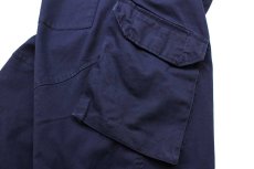 画像8: イギリス軍 BRITISH ROYAL NAVY COMBAT ワンタック カーゴパンツ 紺 96★04 ロイヤルネイビー (8)