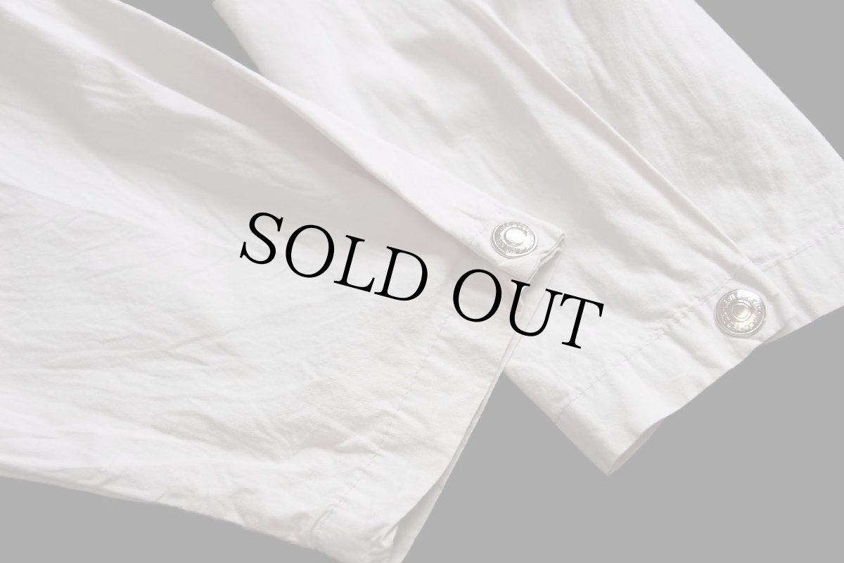 画像6: 90s イタリア製 Levi'sリーバイス ロゴ刺繍 ポプリン ジャケット グレーベージュ★ユーロ (6)