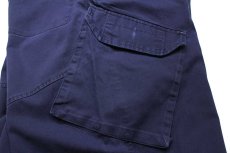 画像8: イギリス軍 BRITISH ROYAL NAVY COMBAT ワンタック カーゴパンツ 紺 96★03 ロイヤルネイビー (8)