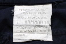 画像6: イギリス軍 BRITISH ROYAL NAVY COMBAT ワンタック カーゴパンツ 紺 100★05 ロイヤルネイビー (6)