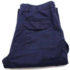 画像1: イギリス軍 BRITISH ROYAL NAVY COMBAT ワンタック カーゴパンツ 紺 96★04 ロイヤルネイビー (1)