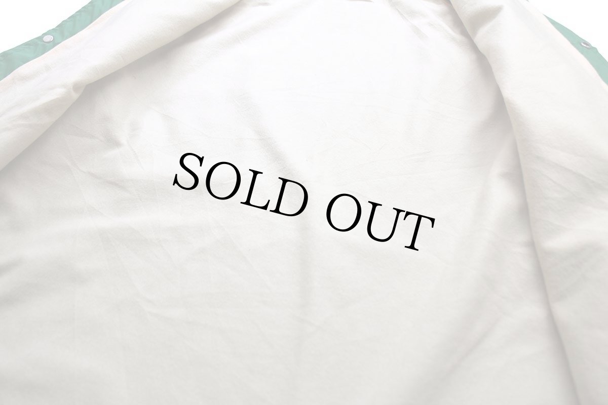 画像5: 80s USA製 King Louieキングルイ Weyerhaeuser ロゴ ナイロン コーチジャケット 緑 L (5)