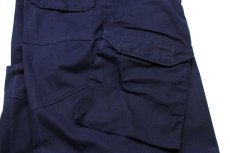 画像8: イギリス軍 BRITISH ROYAL NAVY COMBAT ワンタック カーゴパンツ 紺 92★01 ロイヤルネイビー (8)
