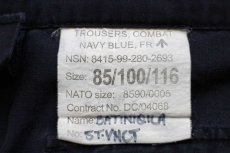 画像6: イギリス軍 BRITISH ROYAL NAVY COMBAT ワンタック カーゴパンツ 紺 100★06 ロイヤルネイビー (6)