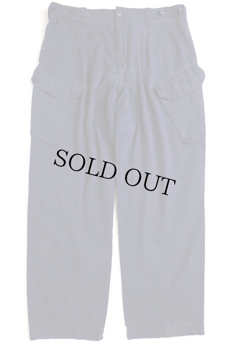 画像2: イギリス軍 BRITISH ROYAL NAVY COMBAT ワンタック カーゴパンツ 紺 100★06 ロイヤルネイビー (2)