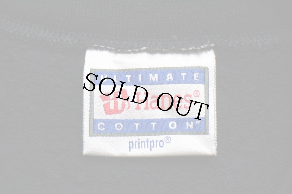 画像4: 90s Hanes 無地 スウェット 黒 特大★ブランク (4)