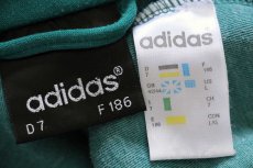 画像4: 90s adidasアディダス ロゴ刺繍&EINTRACHTフロッキープリント マルチカラー トラックジャケット L★ジャージ (4)