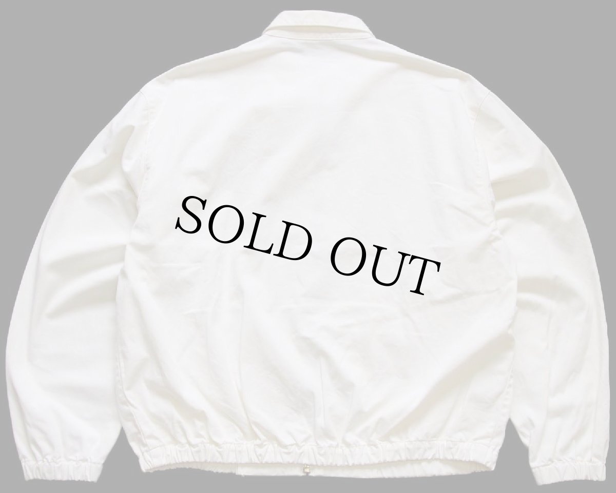 画像2: 90s ポロ ラルフローレン ワンポイント チンスト付き コットンジャケット アイボリー (2)
