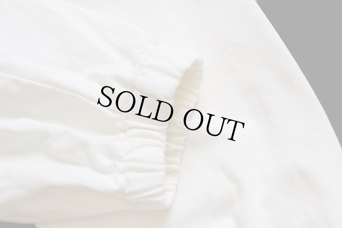 画像6: 90s ポロ ラルフローレン ワンポイント チンスト付き コットンジャケット アイボリー (6)