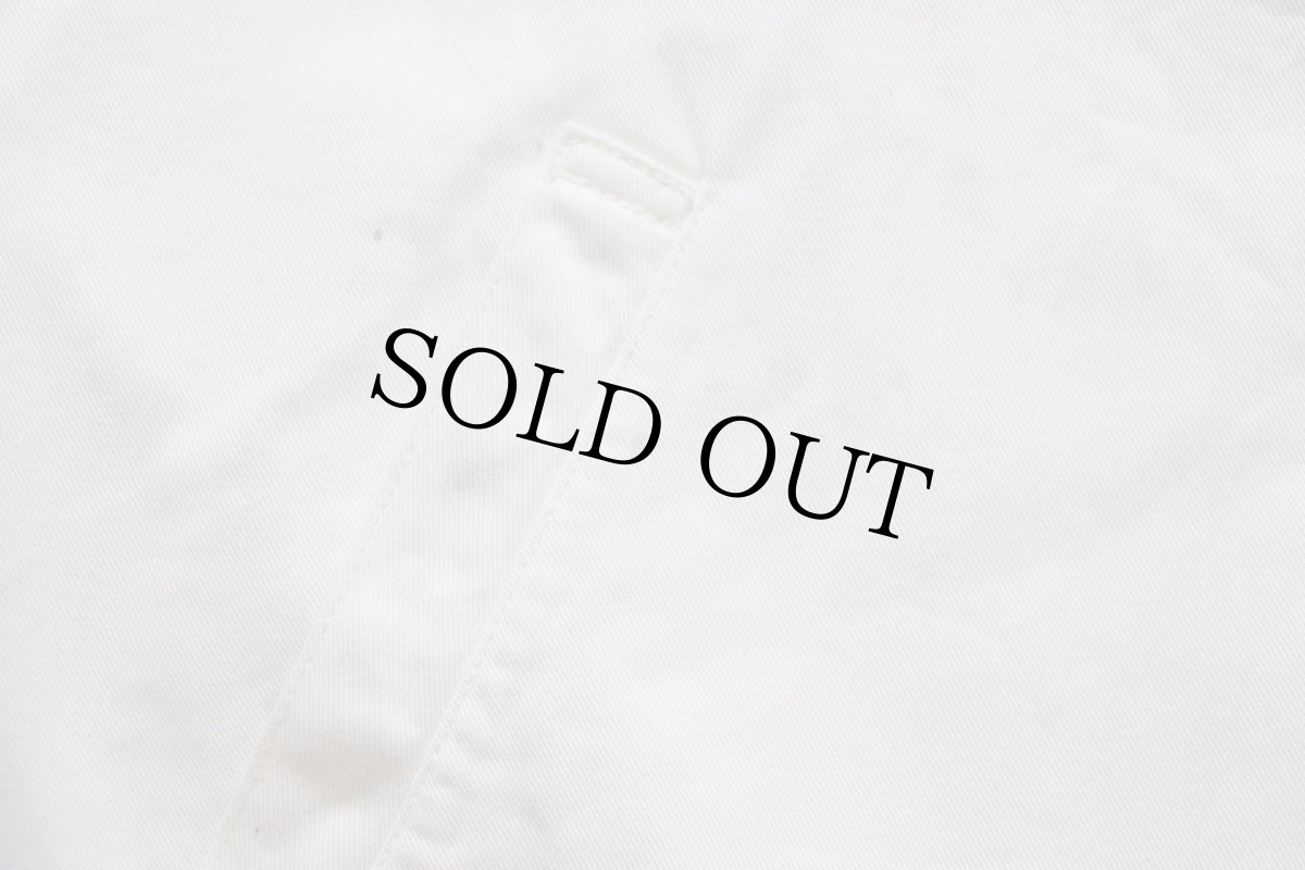 画像5: 90s ポロ ラルフローレン ワンポイント チンスト付き コットンジャケット アイボリー (5)