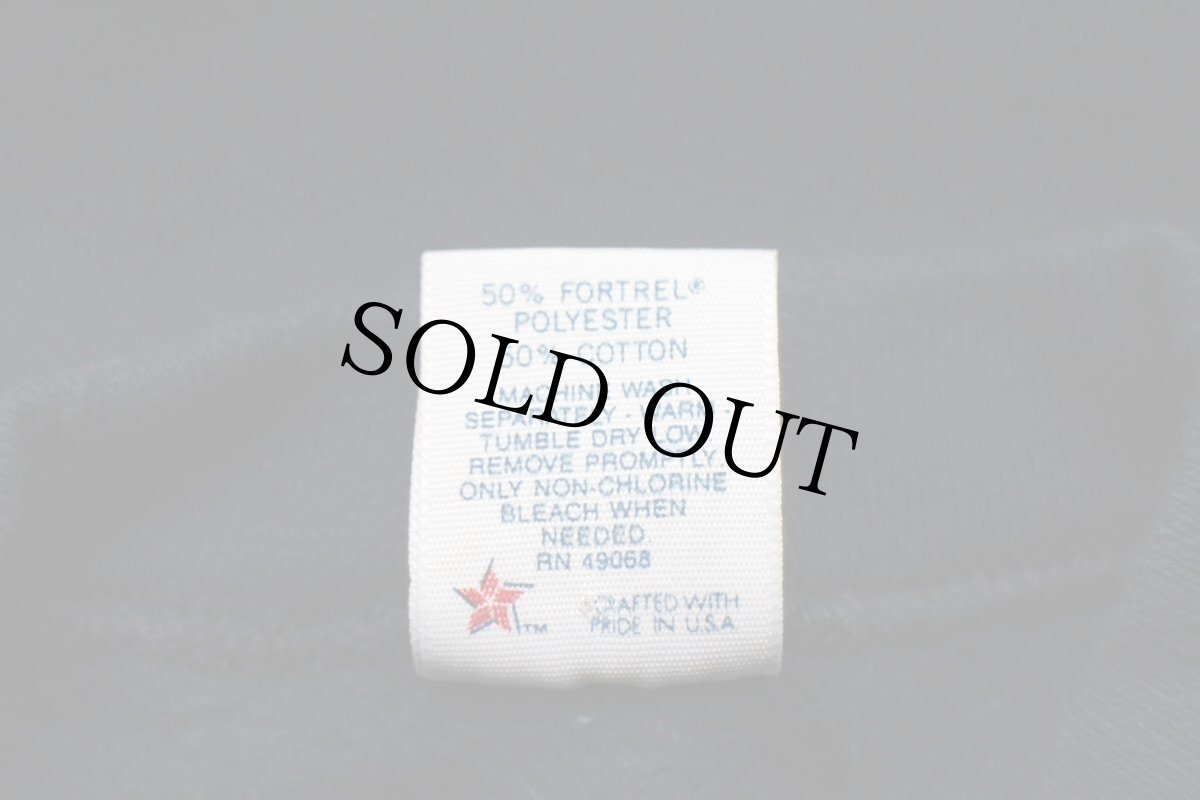 画像5: 80s USA製 米軍 U.S.NAVY ロゴ 両面リフレクタープリント スウェット 紺 M (5)