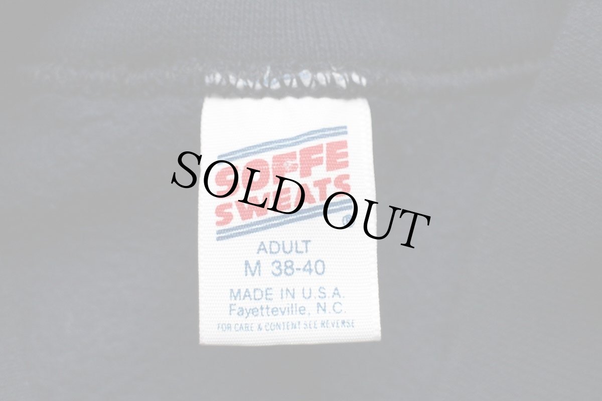 画像4: 80s USA製 米軍 U.S.NAVY ロゴ 両面リフレクタープリント スウェット 紺 M (4)