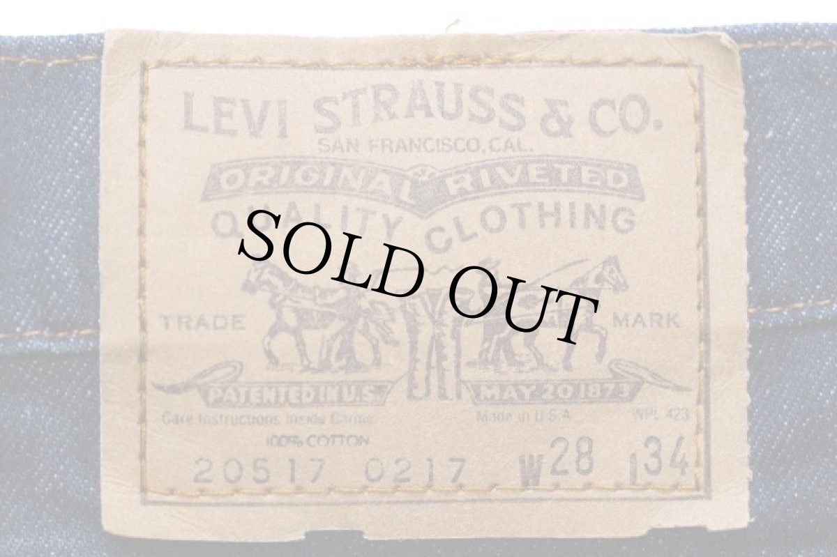 画像6: 80s USA製 Levi'sリーバイス 517 デニムパンツ W28 L34★65 ブーツカット (6)