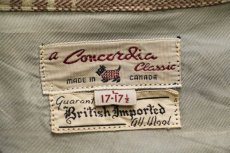 画像5: 50s カナダ製 a Concordia Classic オンブレチェック ウール オープンカラーシャツ (5)