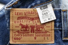 画像6: 00s メキシコ製 Levi'sリーバイス 550 デニムパンツ 12 MIS L★SDP280 (6)