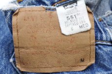 画像6: 90s USA製 Levi'sリーバイス 551 デニムパンツ 6 MED★SDP459 (6)