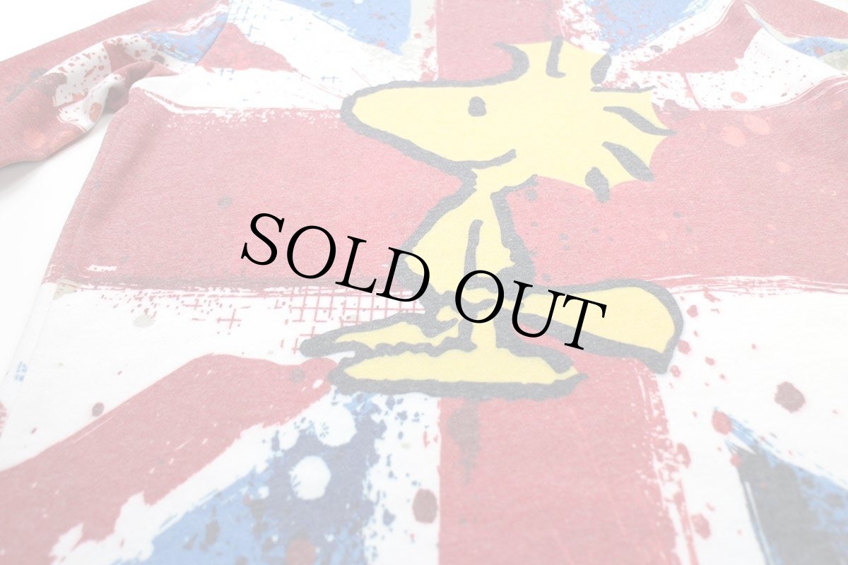 画像4: PEANUTS ウッドストック ユニオンジャック オールオーバープリント スウェット★スヌーピー (4)