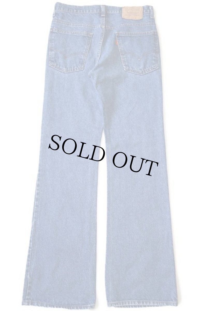 画像3: 80s USA製 Levi'sリーバイス 517 デニムパンツ w31 L33★66 ブーツカット (3)