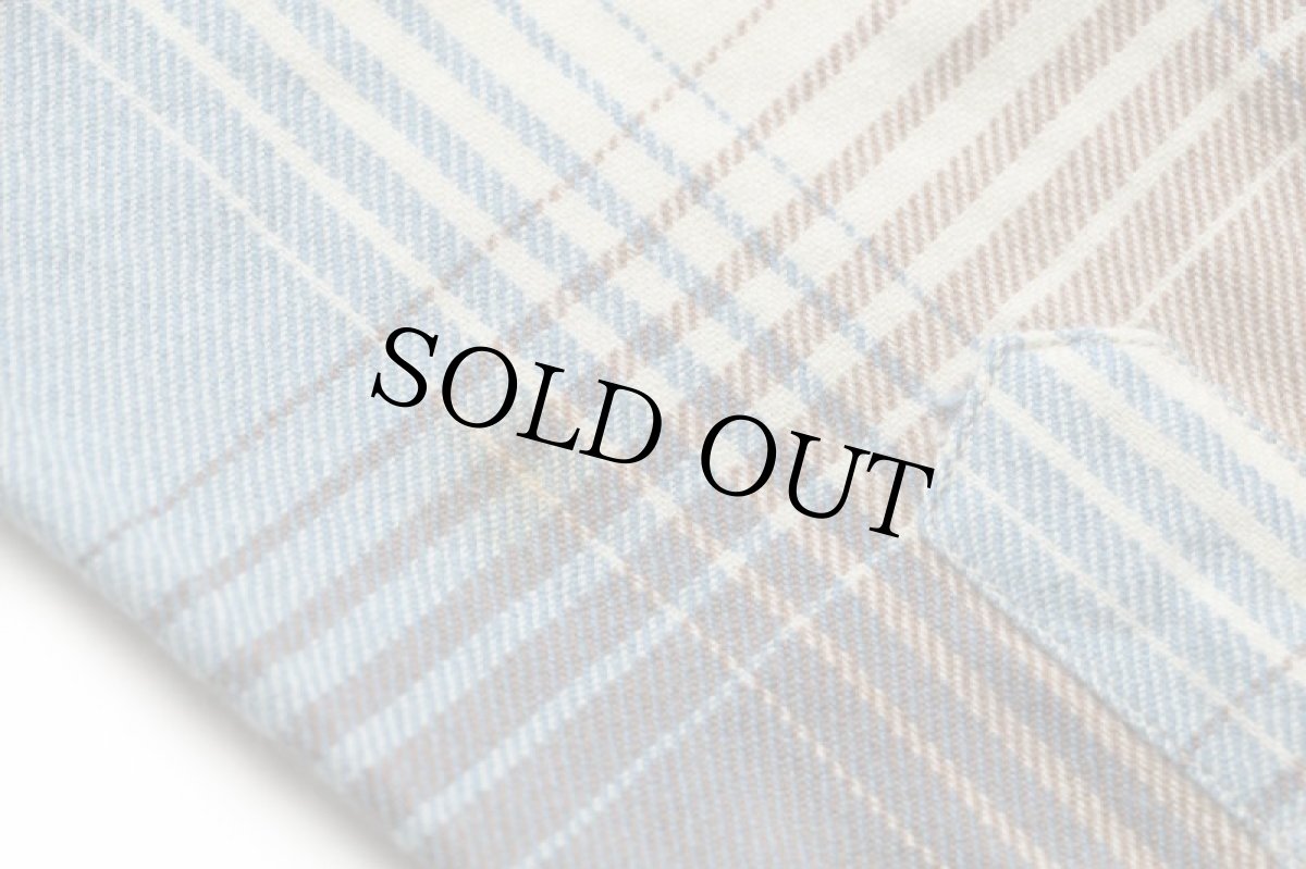 画像8: 50s カナダ製 a Concordia Classic オンブレチェック ウール オープンカラーシャツ (8)