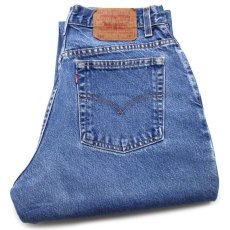 画像1: 90s メキシコ製 Levi'sリーバイス 550 デニムパンツ 12 MIS M★SDP738 (1)