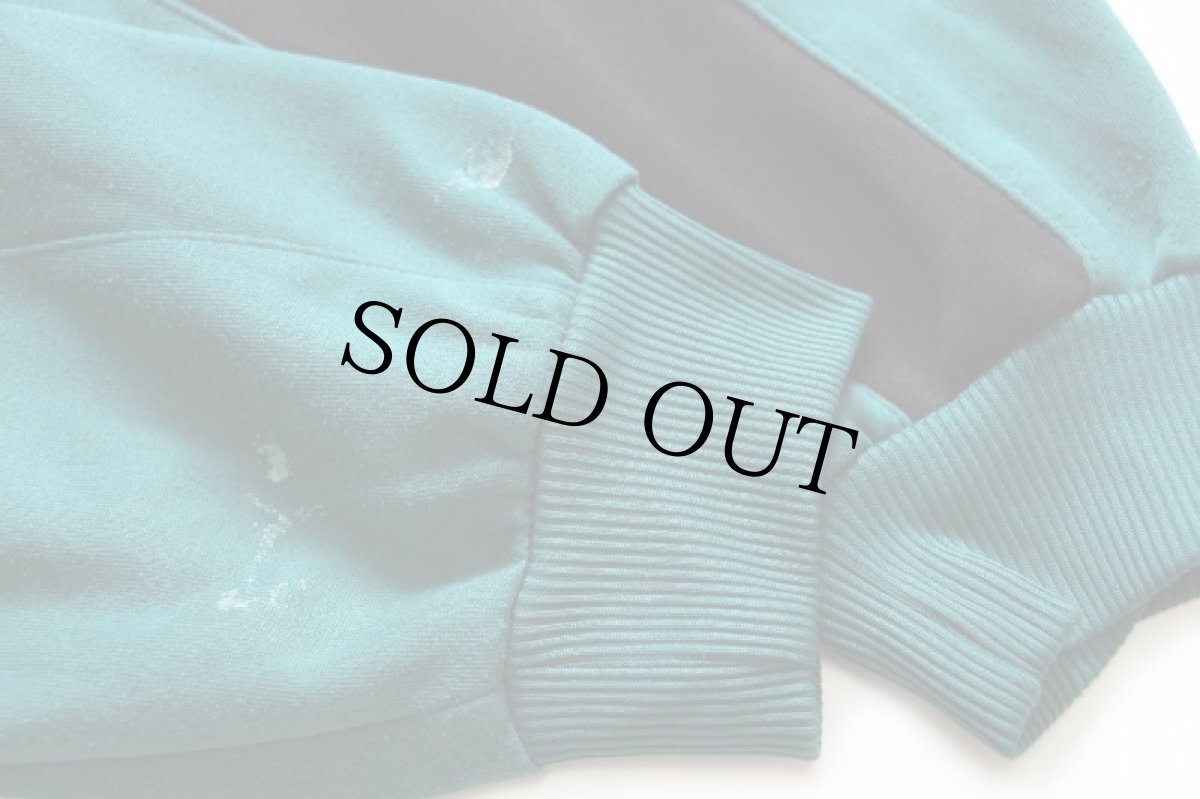 画像6: 90s adidasアディダス ロゴ刺繍&EINTRACHTフロッキープリント マルチカラー トラックジャケット L★ジャージ (6)