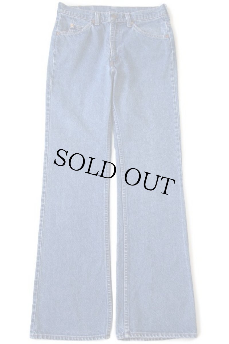 画像2: 80s USA製 Levi'sリーバイス 517 デニムパンツ w31 L33★66 ブーツカット (2)