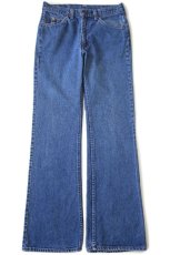 画像2: 80s USA製 Levi'sリーバイス 517 デニムパンツ w31 L33★66 ブーツカット (2)