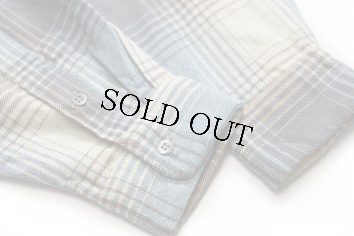 画像6: 50s カナダ製 a Concordia Classic オンブレチェック ウール オープンカラーシャツ (6)